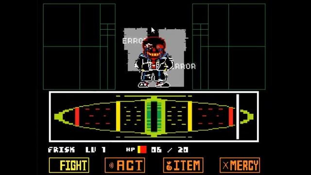 Lucha contra ERROR SANS | Unitale смотреть онлайн