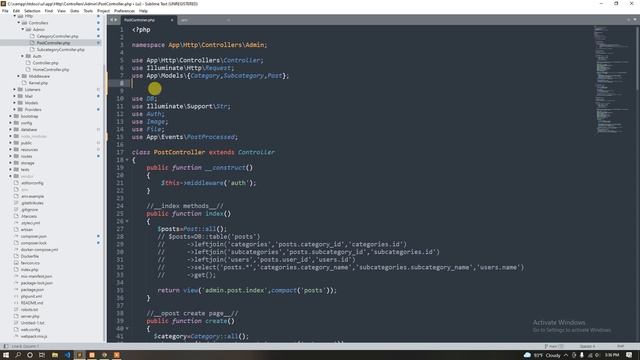 97 Shortest way to use models and facades | laravel bangla tutorial смотреть онлайн