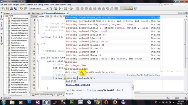 How to Convert int to String 3 Method in Java Netbeans смотреть онлайн