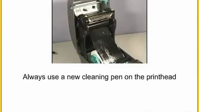 Zebra GK420 - How to clean the printhead смотреть онлайн
