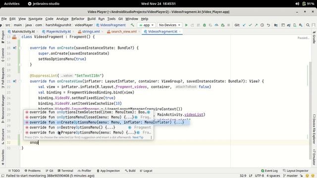 51.Search Videos In RecyclerView Using SearchView Part-1 | Android Development Kotlin in Hindi смотреть онлайн
