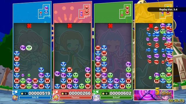2 Puyo Pop - Minimum 7 Chain Free For All! смотреть онлайн
