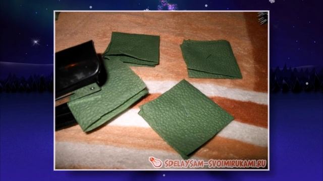 Новогодняя елочка из бумажных салфеток. Как сделать смотреть онлайн