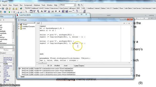 Delphi Array Superhero Question Part 2 смотреть онлайн