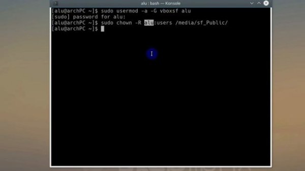 How to enable a Virtualbox shared folder for Debian, Linux Mint/Ubuntu, Arch Linux guest systems