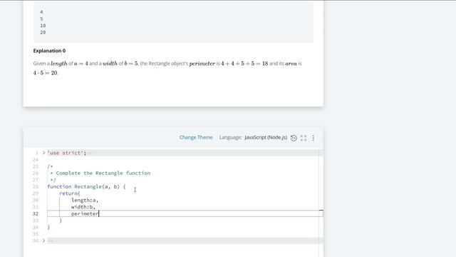 Day 4: Create a rectangle Object | 10 Days of Javascript | HackerRank смотреть онлайн