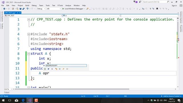 Struct Operator Overloading in C++ смотреть онлайн