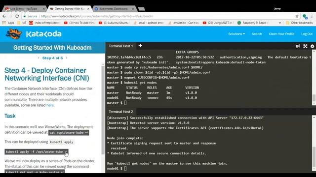 KataCoda - Kubernetes смотреть онлайн
