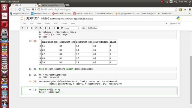 Machine Learning K Nearest Neighbour in Scikit Learn on Iris Dataset Part 3 смотреть онлайн