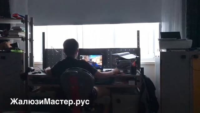 Рулонные шторы блэкаут на большие окна (на проем) с электроприводом смотреть онлайн