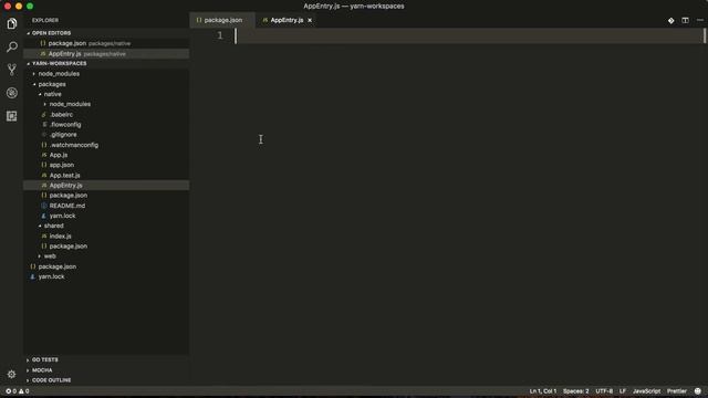 Use Yarn Workspaces to Share Code with a create-react-app and create-react-native-app in a Monorepo смотреть онлайн