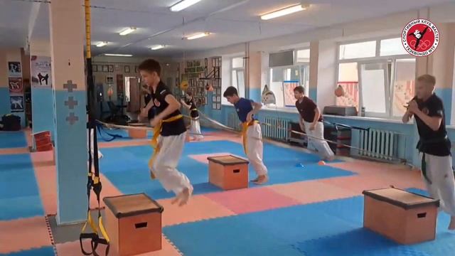 Taekwondo Workout Training 2. Master Team Syzran.