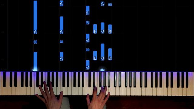 Billie Eilish - idontwannabeyouanymore (Visual Piano Tutorial) смотреть онлайн