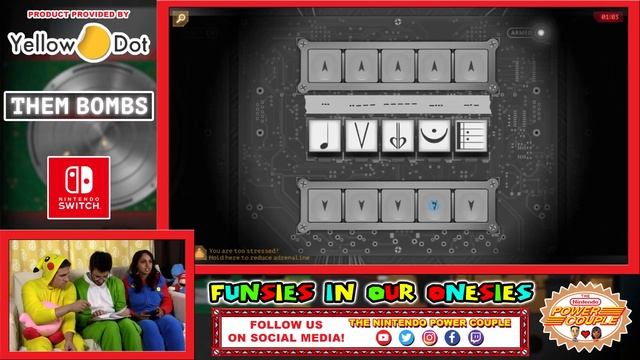 THEM BOMBS feat. BILL VACCA! (Switch) Co-Op Gameplay Let's Play [Funsies in Our Onesies] смотреть онлайн
