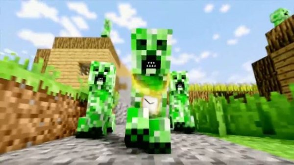 Крипер Рэп  Песня про Minecraft CREEPER RAP Русский перевод! 720p