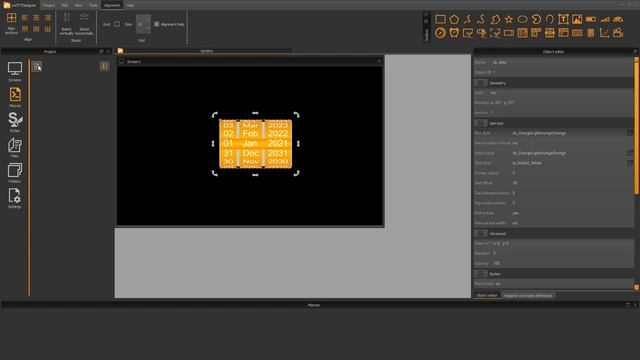 uniTFTDesigner - SpinBox смотреть онлайн