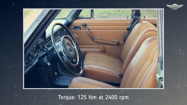 W115 Mercedes-Benz 220 D Diesel Vintage Sedan, 1970