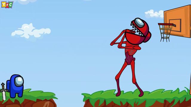 Among Us vs Mommy Long Legs & SCP-173 & Zombies смотреть онлайн