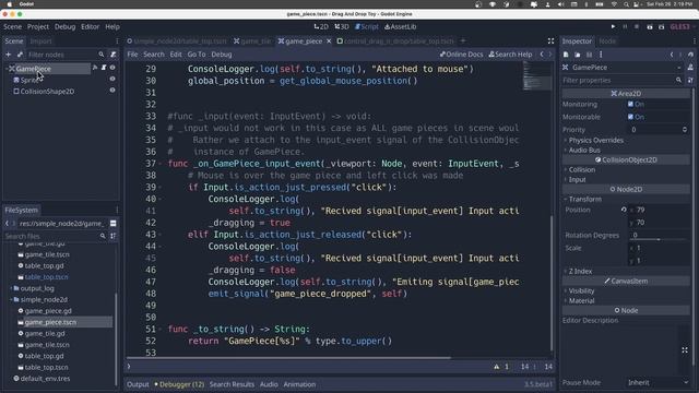 Drag & drop in Godot part 2, comparing Control node and Node2D versions смотреть онлайн