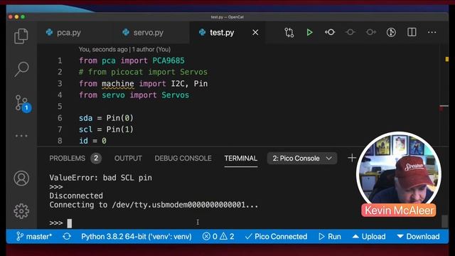 Using the Raspberry Pi Pico, PCA9685 and MicroPython for Robotics смотреть онлайн