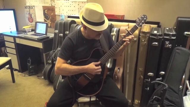 Adele Skyfall Fingerstyle Fingerpicking Guitar Cover Yamaha Silent Guitar SLG200S смотреть онлайн