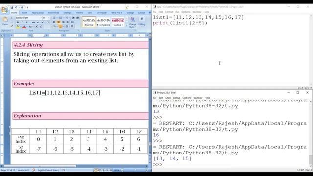 Understanding Lists in Python and List Functions (Part 3) in Hindi смотреть онлайн
