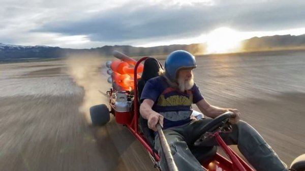 Crazy Rocketman: FULL THROTTLE !! Desert Run.