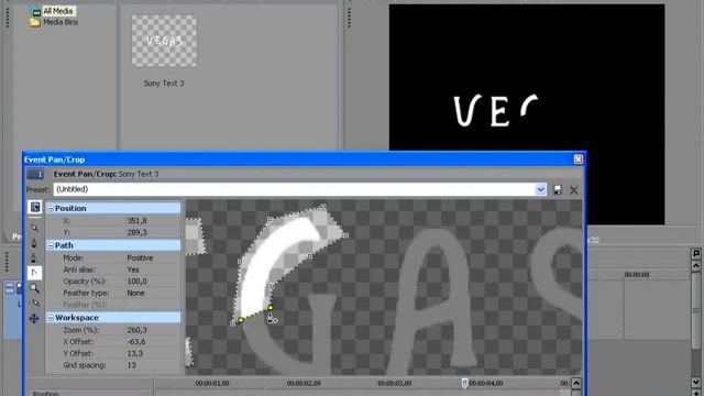 Видео монтаж в Sony Vegas 910 - 40.Практика по работе с масками смотреть онлайн