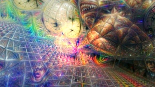 Salvia Divinorum Trip Hyperspace Timetravel Matrix - Psychedelic Visuals Made By AI Illustrip CLIP