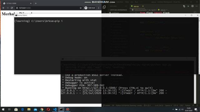 localhost'taki Python Flask Uygulamanıza Her Yerden Erişin | Ngrok Kullanımı смотреть онлайн