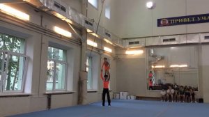 Акробатика смешанная пара 1-й юношеский разряд 1-я связка