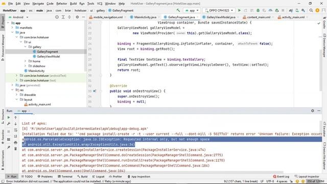 Installation did not succeed.The application could not be installed. error in android studio смотреть онлайн