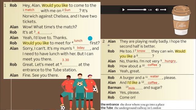 Lesson 32: Construction "Would you like to "- invitation, video and audio tasks, speaking tasks. смотреть онлайн
