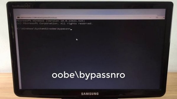CMD : How to install Windows 11 without Microsoft Account