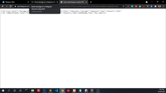 Send Message to a Telegram Channel using bot and PHP [Send message to telegram channel from website смотреть онлайн