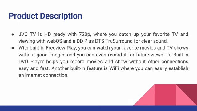 JVC Smart TV with DVD смотреть онлайн