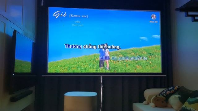 Test Xgimi Play3 Chiếu Màn Trắng 100 Inch