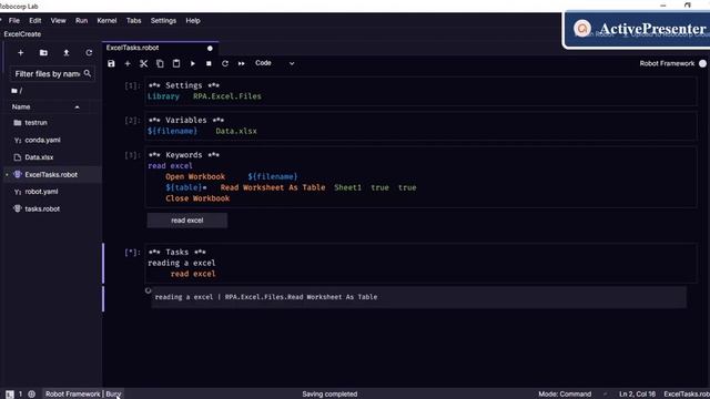 How to read data in worksheet as table using Robocorp | Robot Framework | RPA LEARNERS смотреть онлайн