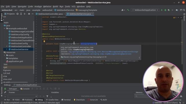 Creating a Multi Service Spring WebSocket with Active MQ Message Broker смотреть онлайн