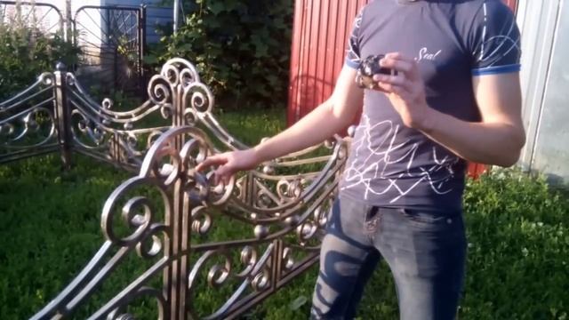 Кованная оградка из 20-го квадрата смотреть онлайн