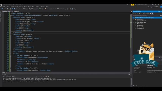 LINQ Tutorial C# смотреть онлайн