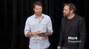 Миша Коллинз и Марк Шеппарт отвечают на вопросы