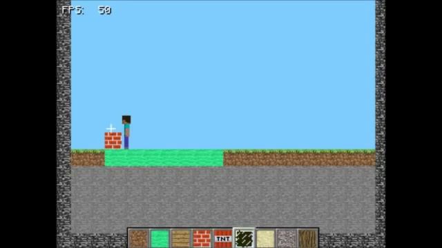 Обзор игры Minecraft 2D v0.8 смотреть онлайн