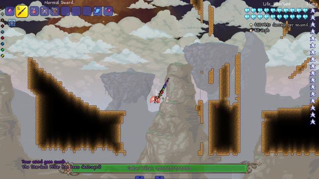 Can Terraria bosses SURVIVE THE "NORMAL" SWORD?? смотреть онлайн