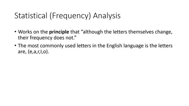 Theory - Caesar Cipher & Statistical (Frequency) Analysis смотреть онлайн