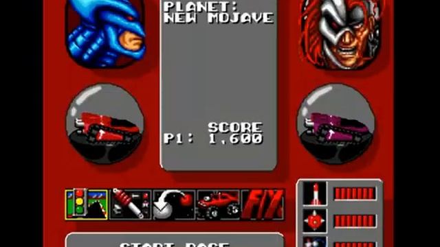 Rock n’ Roll Racing. Sega. (Гонки под рок-н-ролл) смотреть онлайн