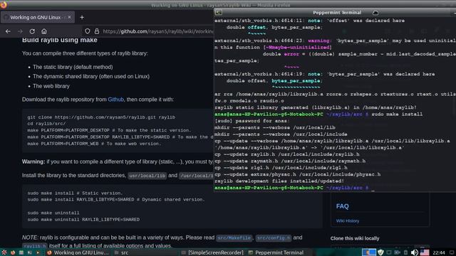 How To Install and Compile Raylib From Source on Ubuntu(GNU/Linux) смотреть онлайн