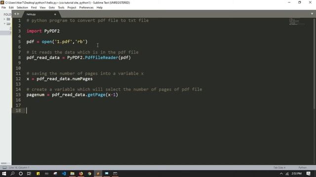 How to convert pdf to a text file using Python |nullhackers| смотреть онлайн