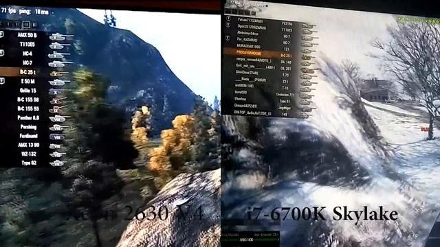 Xeon E5-2630 V4 vs i7-6700K Skylake world of tanks Nvidia GTX 770 смотреть онлайн