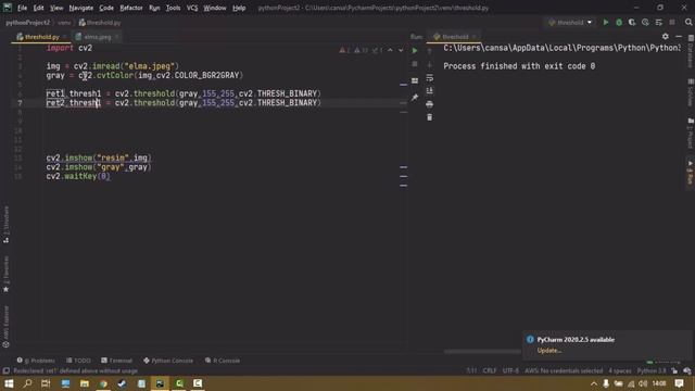 OPENCV | PYTHON Threshold Nedir, Nasıl Yapılır ? смотреть онлайн